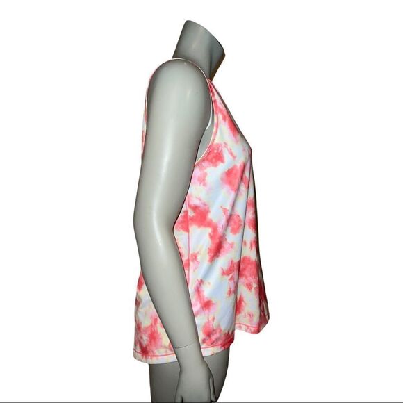 ID Ideology Women's Morning Glory Tie-Dyed Mesh Back Tank Top Medium NWT - Picture 5 of 10